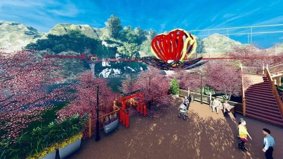 Siêu phẩm “cầu kính tình yêu” đầu tiên xuất hiện ở Việt Nam sắp khánh thành